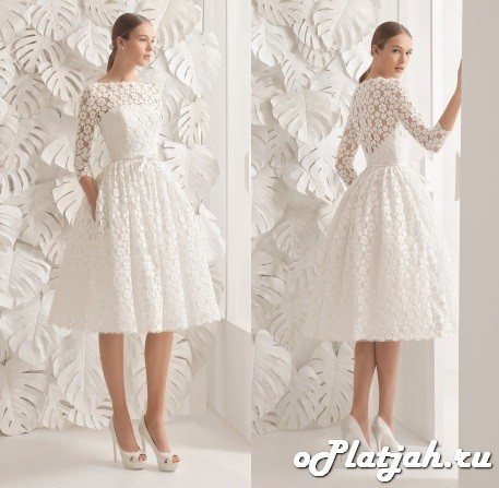 Корткие свадебные платья 2022. Модные тенденции фото