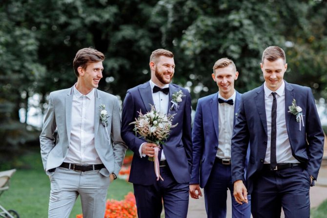 Костюм гостя на свадьбу