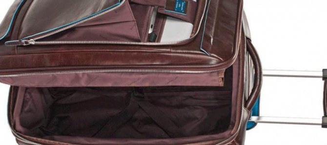 Кожаный чемодан