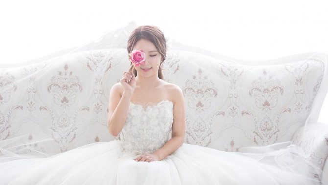 Красивая невеста