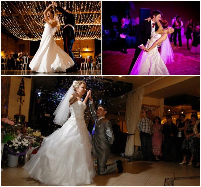 Красивые танцевальные движения супругов