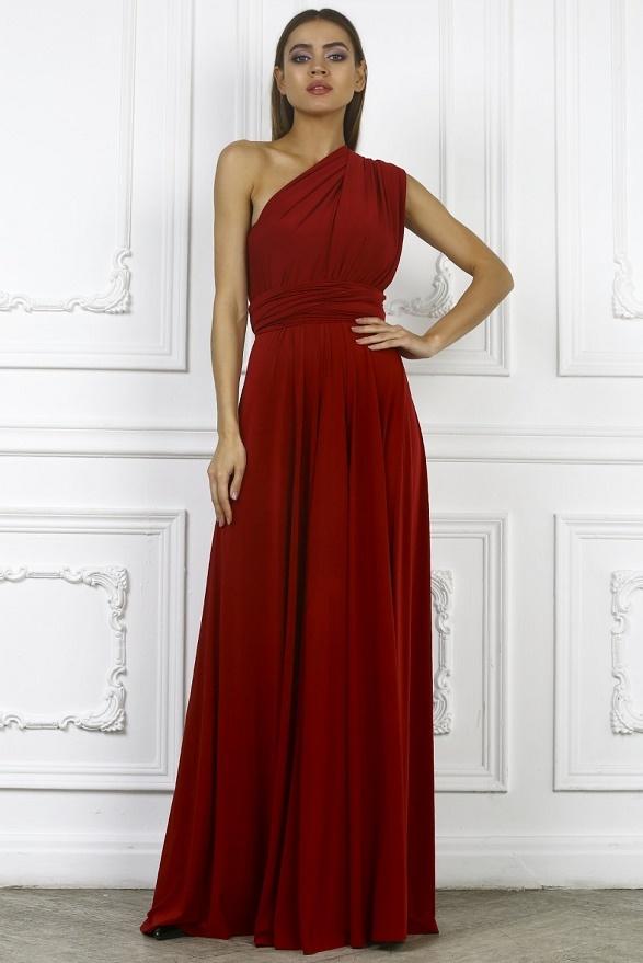 красное платье трансформер