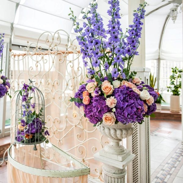 лаванда на свадьбе