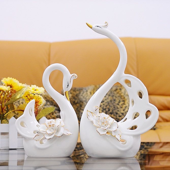 лебеди статуэтки