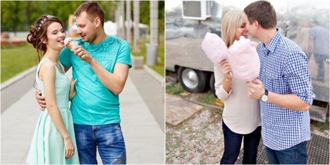 Летом задействуйте мороженное и сладкую вату