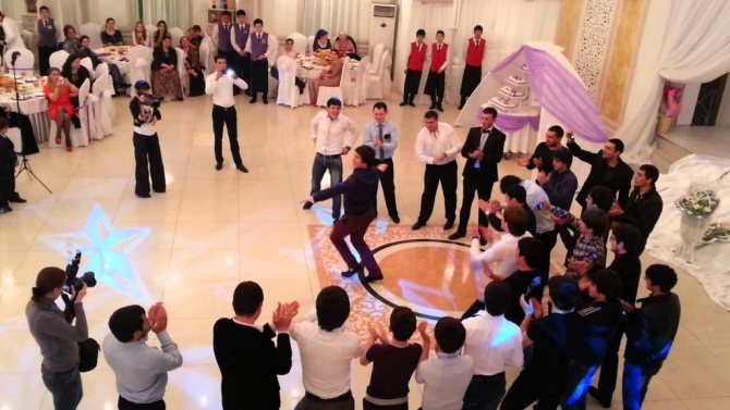 лезгинка на свадьбе