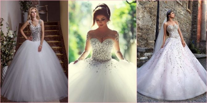 Лиф украшен драгоценными камушками