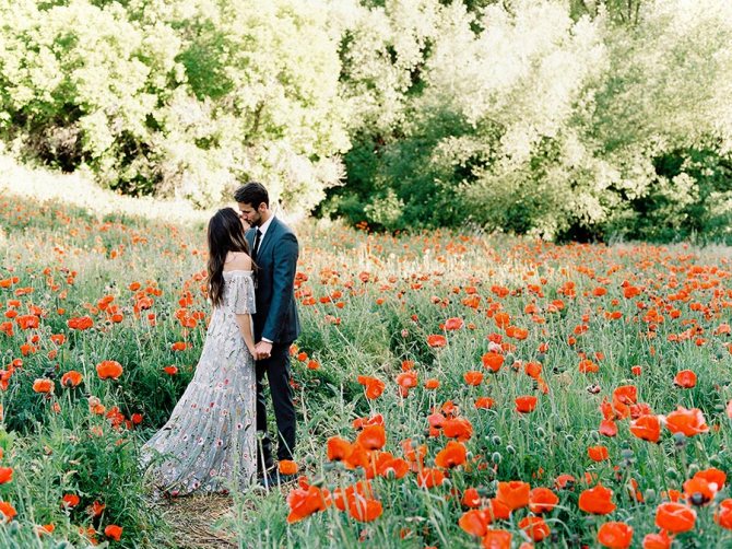 лучшие идеи для свадебной фотосессии летом 13