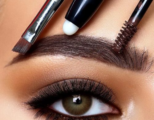 Макияж бровей