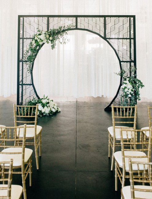 Место для церемонии в стиле модерн