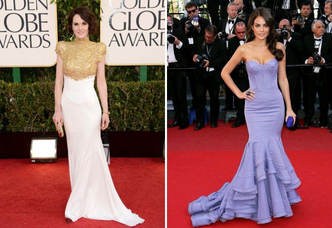 Мишель Докери и Химена Наваррете в платье-годе