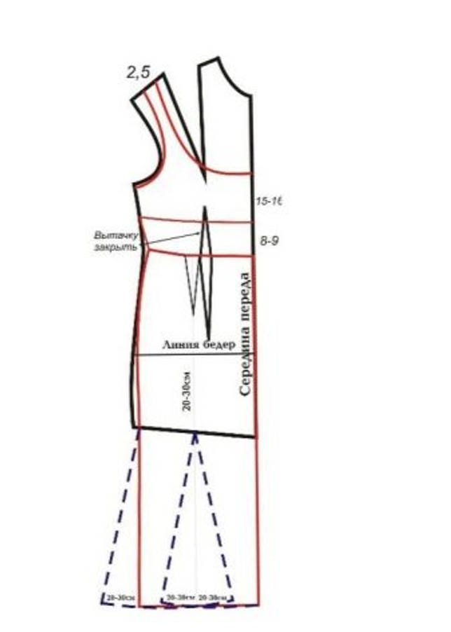 Моделирование вечернего платья русалка