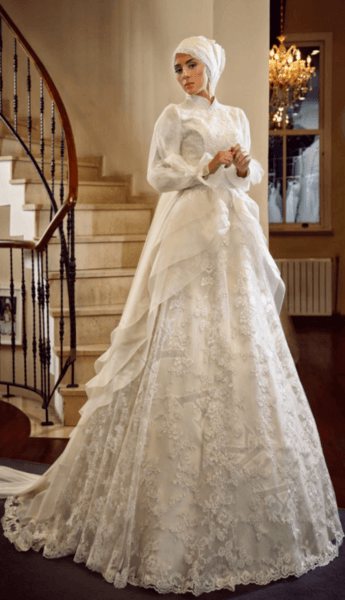 мусульманские свадебные платья фото