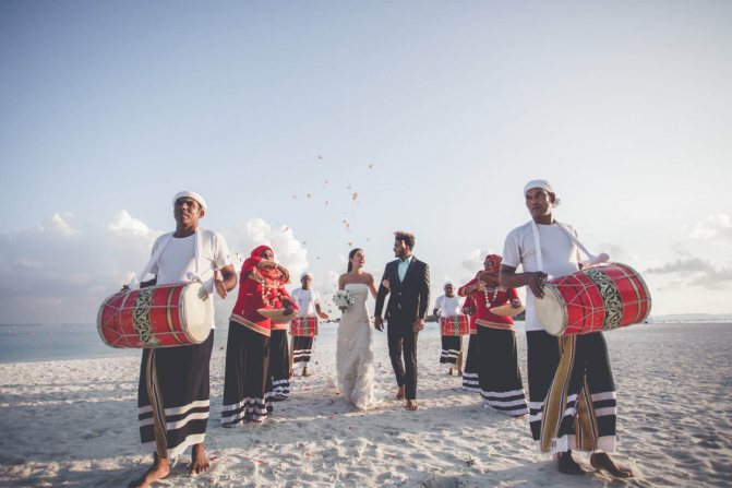 Музыкальное сопровождение свадьбы на Мальдивах