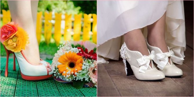 На сухую погоду обувайте открытые туфли