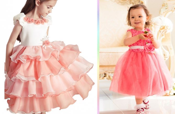 Нарядное платье для девочек