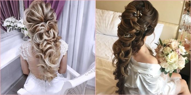 Небрежные укладки выглядят естественно