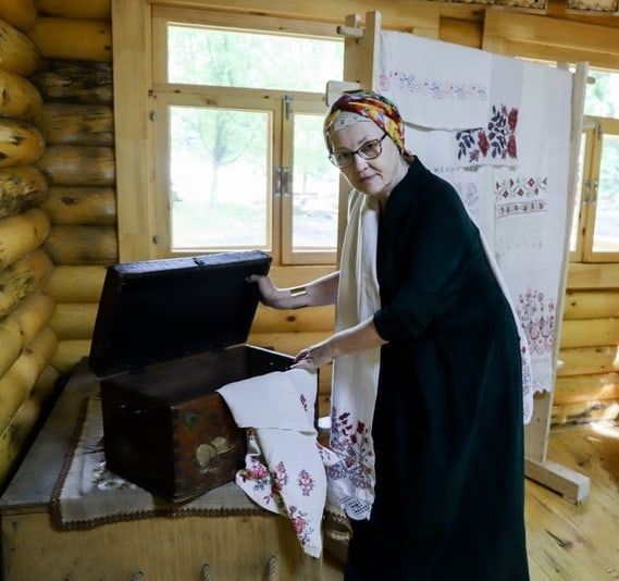 Некоторые способы применения рушников в традиции