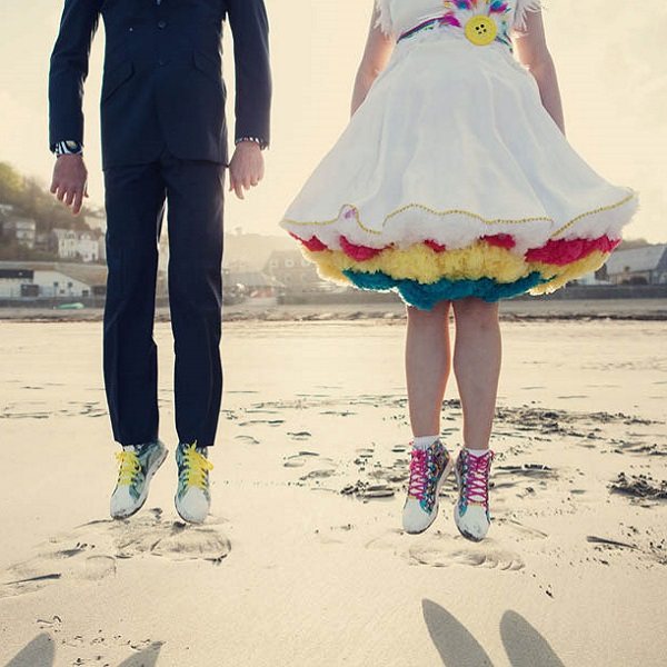 необычная обувь к свадебным нарядам