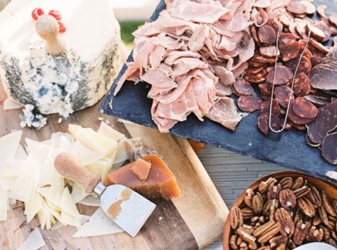 Несладкий кенди бар для свадьбы