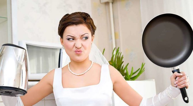 невеста с подарками