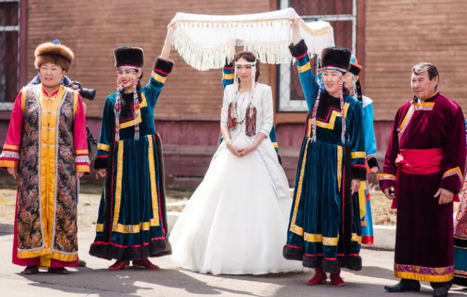 невеста в Бурятии