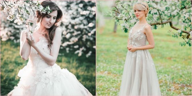 Нежный образ новобрачной