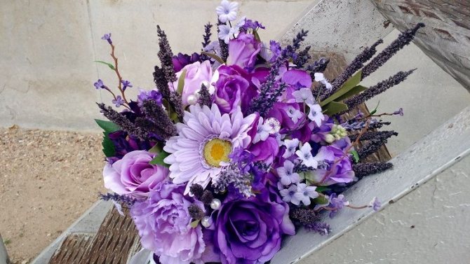 Нежный сиреневый букет