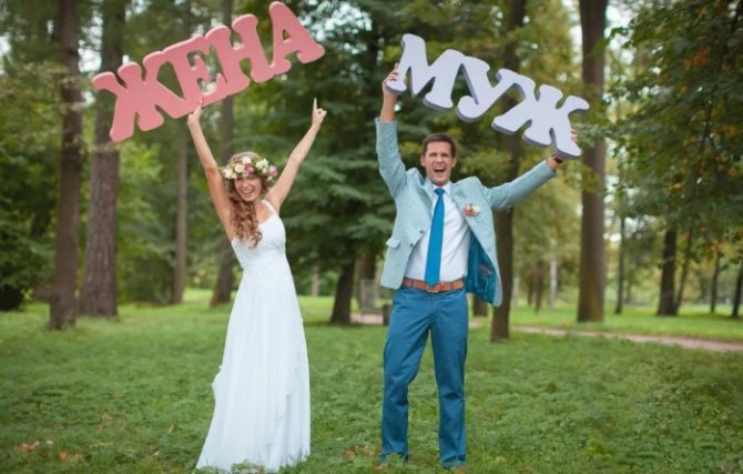 Объемные надписи