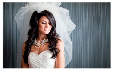 образ невесты с фатой