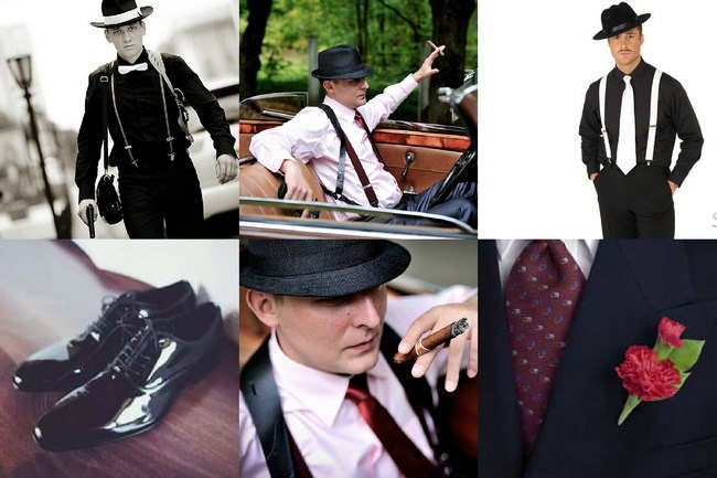 Образ жениха на гангстерскую свадьбу