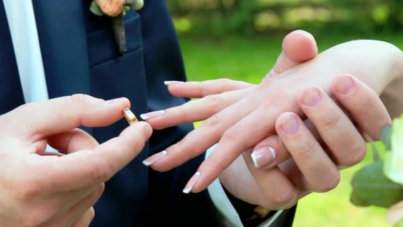 обручальное кольцо на правой руке в России