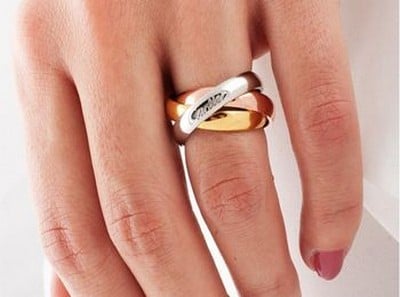 Обручальное кольцо Trinity