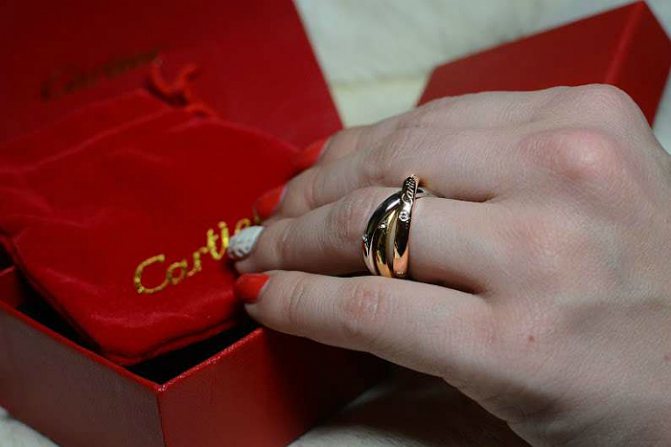 Обручальные кольца Картье 5