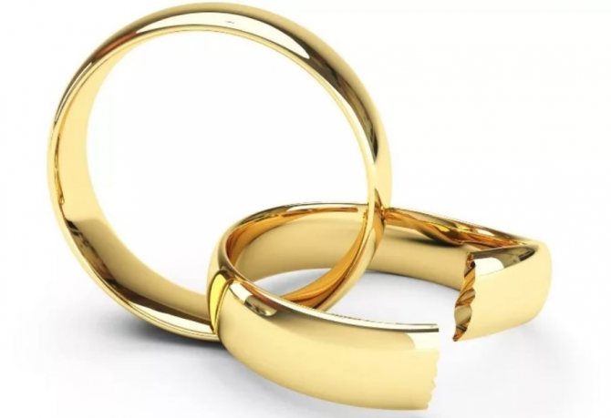 обручальные кольца смерть супруга