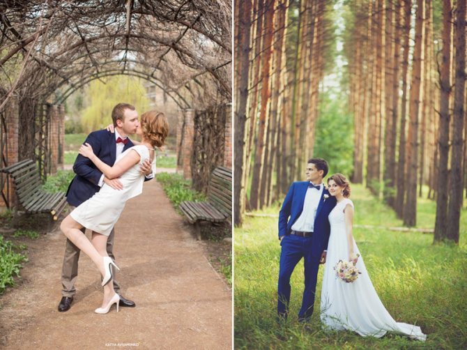 Объятия - важная составляющая свадьбы