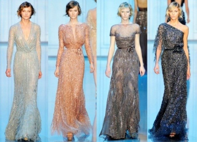 Одежда шик на моделях