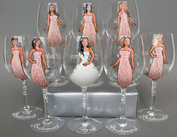 оформление бокалов