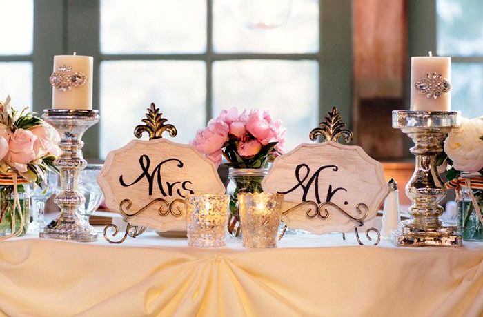 оформление президиума на свадьбу 3