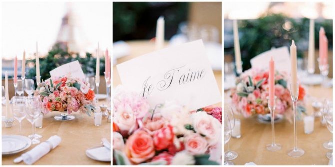 оформление розовой свадьбы 12