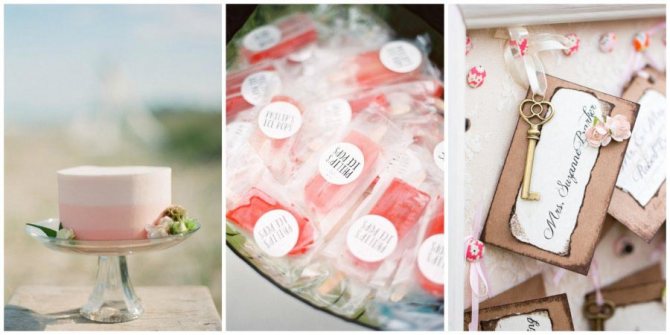 оформление розовой свадьбы 14
