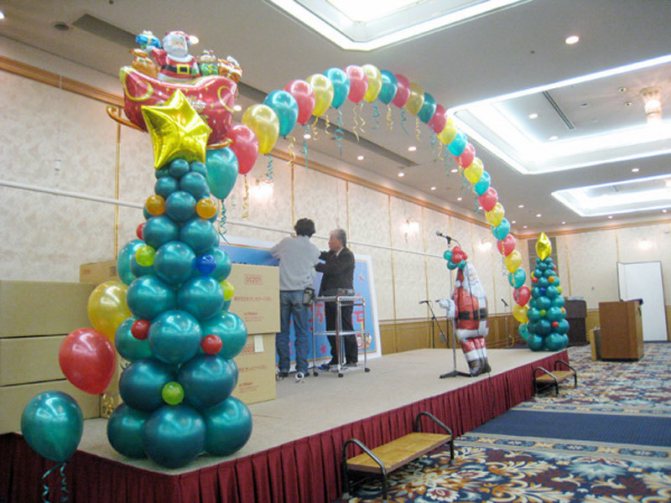 Оформление сцены