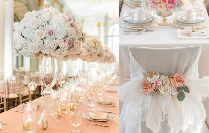 Оформление столов гостей на свадьбе 2022 года: новинки фото