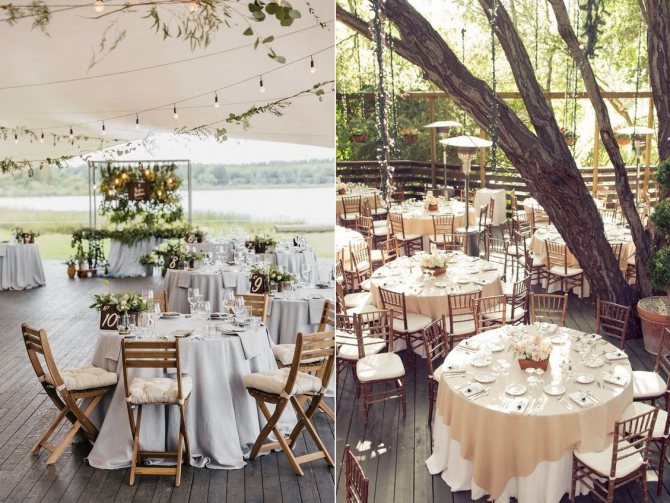 Оформление столов гостей на свадьбе 2022 года: новинки фото