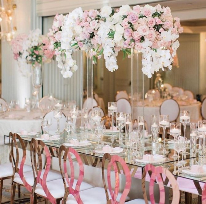 Оформление столов гостей на свадьбе 2022 года: новинки фото