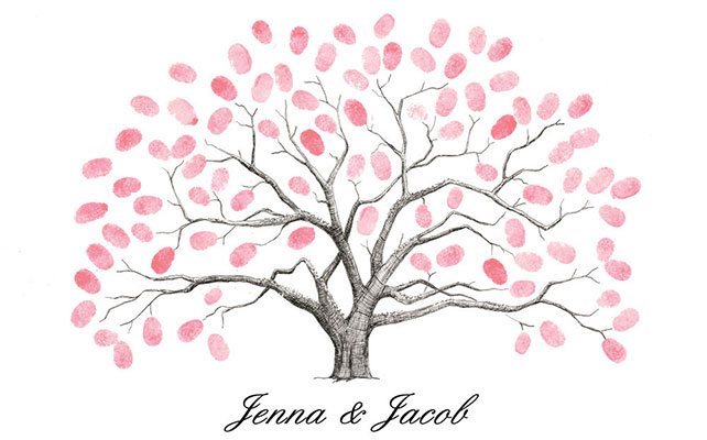 Оформленное дерево пожеланий