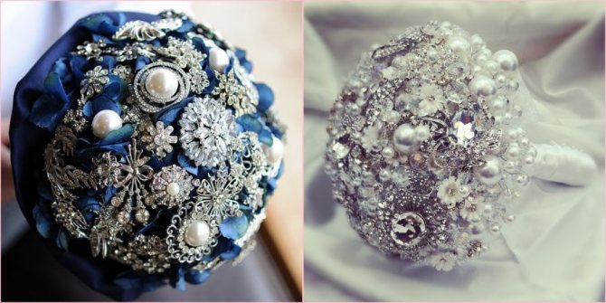 Оригинальная брошь из камней