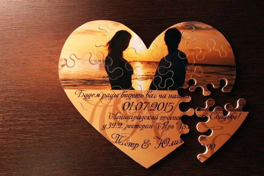 Оригинальные пригласительные на свадьбу