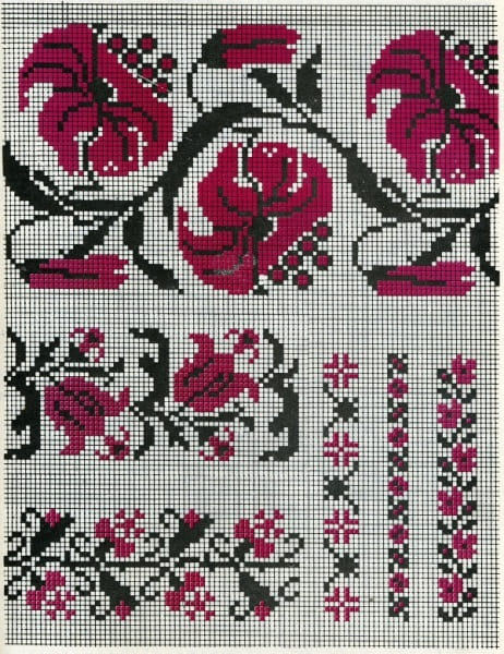 Орнамент на рушнике - Лилия