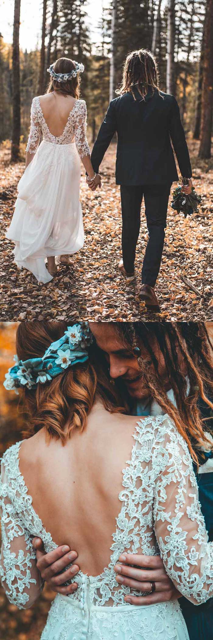 пара в лесу